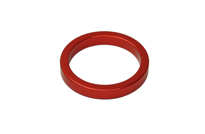 Fork steerer spacer-5mm-red